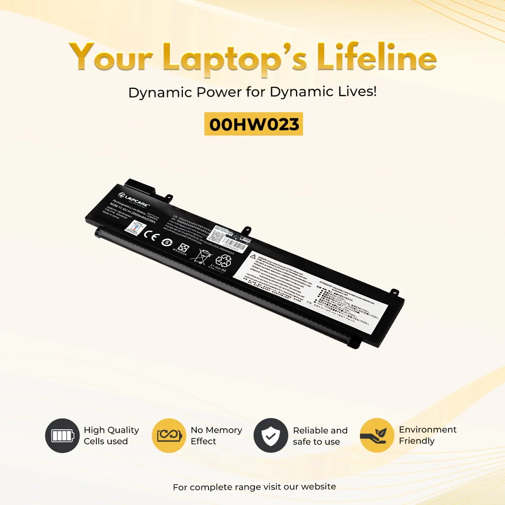 Lapcare Laptop Battery Compatible For Lenovo ThinkPad T460s | 00HW022 view 5